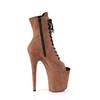 Pleaser - FLAMINGO1021FS Platform Boots, Pole dance shoes - Brown Product image